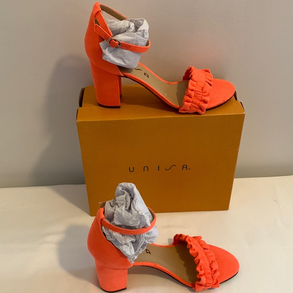UNISA SANDALS, DRESS, BLOCK HEEL, FABRIC - Picture 1 of 7